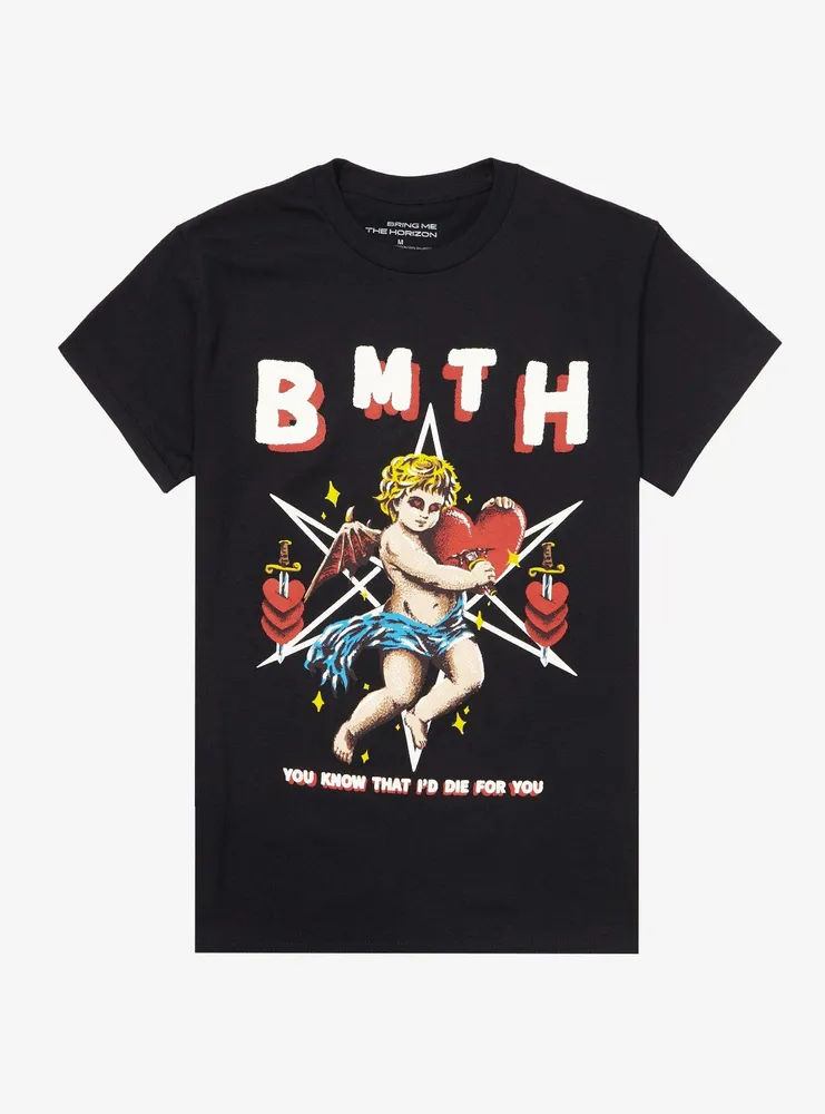 Bring Me The Horizon Die For You Boyfriend Fit Girls T-Shirt