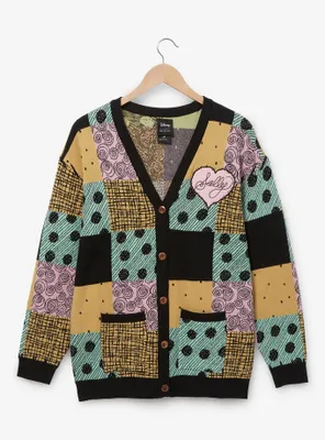 Her Universe Disney The Nightmare Before Christmas Sally Women's Patchwork Cardigan - BoxLunch Exclusive