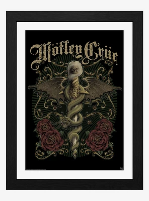 Motley Crue Exquisite Dagger Framed Poster