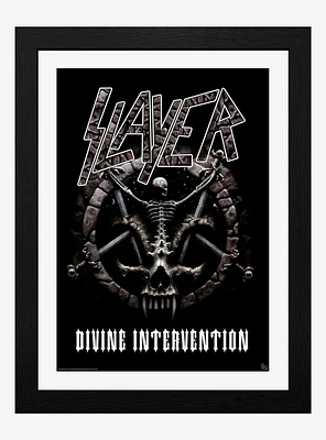 Slayer Divine Intervention Framed Poster