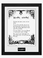 Death Note Framed Poster