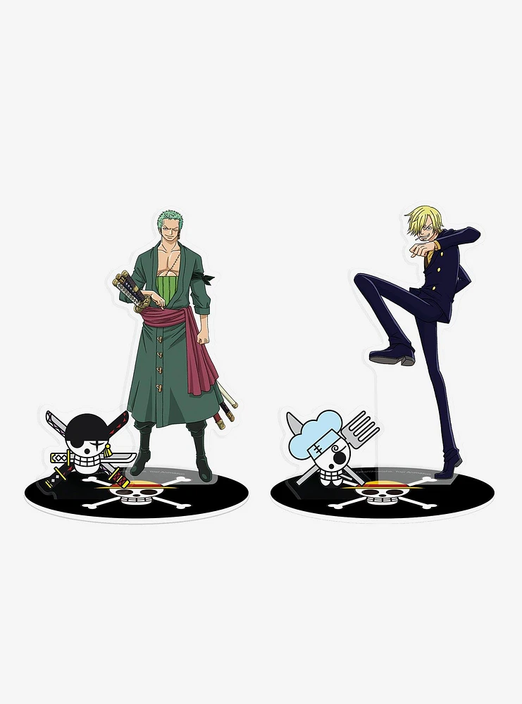 One Piece Zoro and Sanji Acryl Figure Set