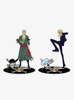 One Piece Zoro and Sanji Acryl Figure Set