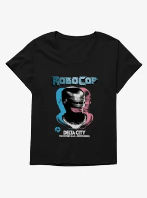 Robocop Delta City: The Future Has A Silver Lining Womens T-Shirt Plus