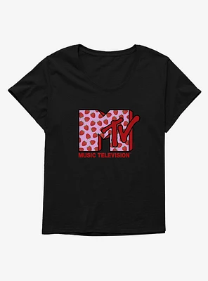 MTV Strawberries Logo Girls T-Shirt Plus