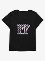 MTV Vinyl Logo Girls T-Shirt Plus
