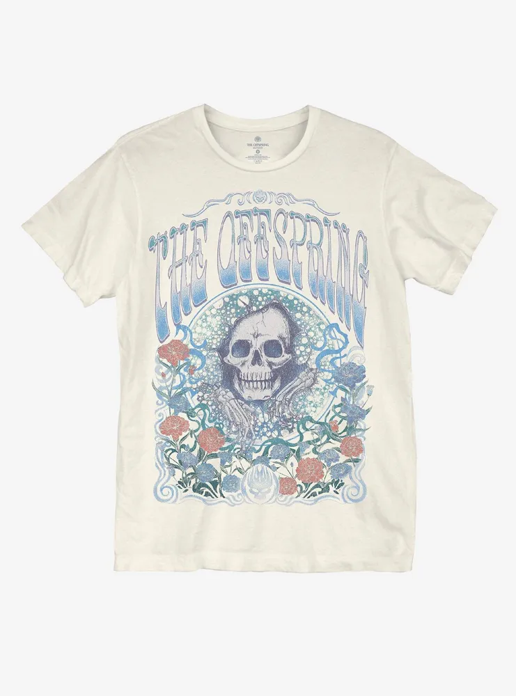 The Offspring Groovy Skull Boyfriend Fit Girls T-Shirt