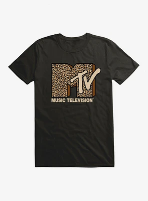 MTV Leopard Logo T-Shirt