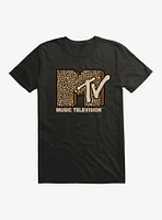 MTV Leopard Logo T-Shirt