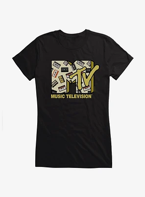 MTV Cassette Logo Girls T-Shirt