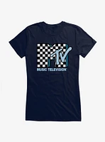 MTV Checkerboard Logo Girls T-Shirt