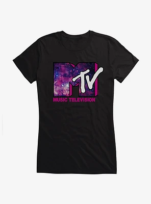 MTV Galaxy Logo Girls T-Shirt