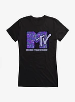 MTV Mushrooms Logo Girls T-Shirt