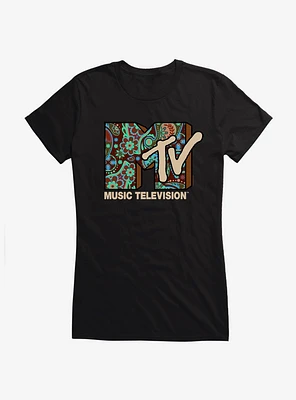 MTV Paisley Logo Girls T-Shirt