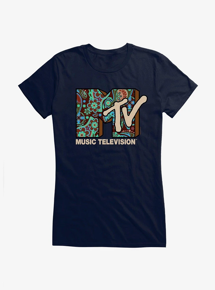 MTV Paisley Logo Girls T-Shirt
