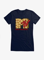 MTV Pizza Logo Girls T-Shirt