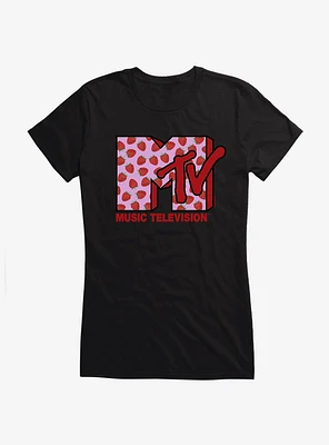 MTV Strawberries Logo Girls T-Shirt