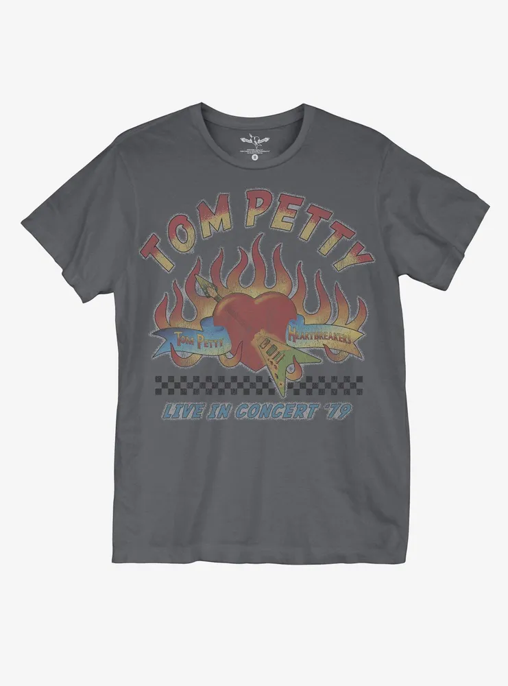 Tom Petty & The Heartbreakers Live 1979 Boyfriend Fit Girls T-Shirt