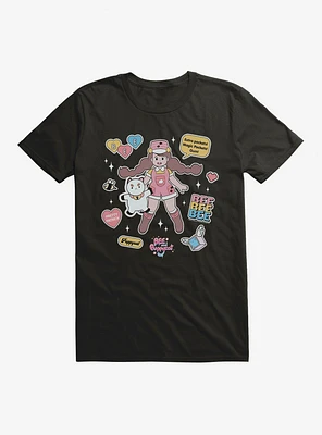 Bee And Puppycat Sticker Icons T-Shirt