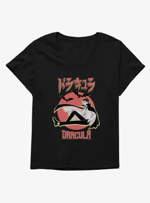 Universal Anime Monsters Dracula Portrait Womens T-Shirt Plus