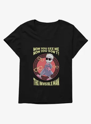 Universal Anime Monsters Invisible Man Womens T-Shirt Plus