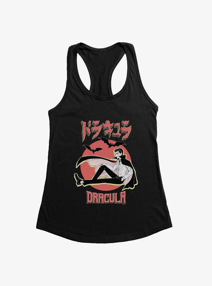 Universal Anime Monsters Dracula Portrait Girls Tank