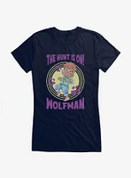 Universal Anime Monsters Hunt Is On Wolfman Girls T-Shirt
