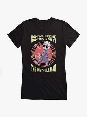 Universal Anime Monsters Invisible Man Girls T-Shirt