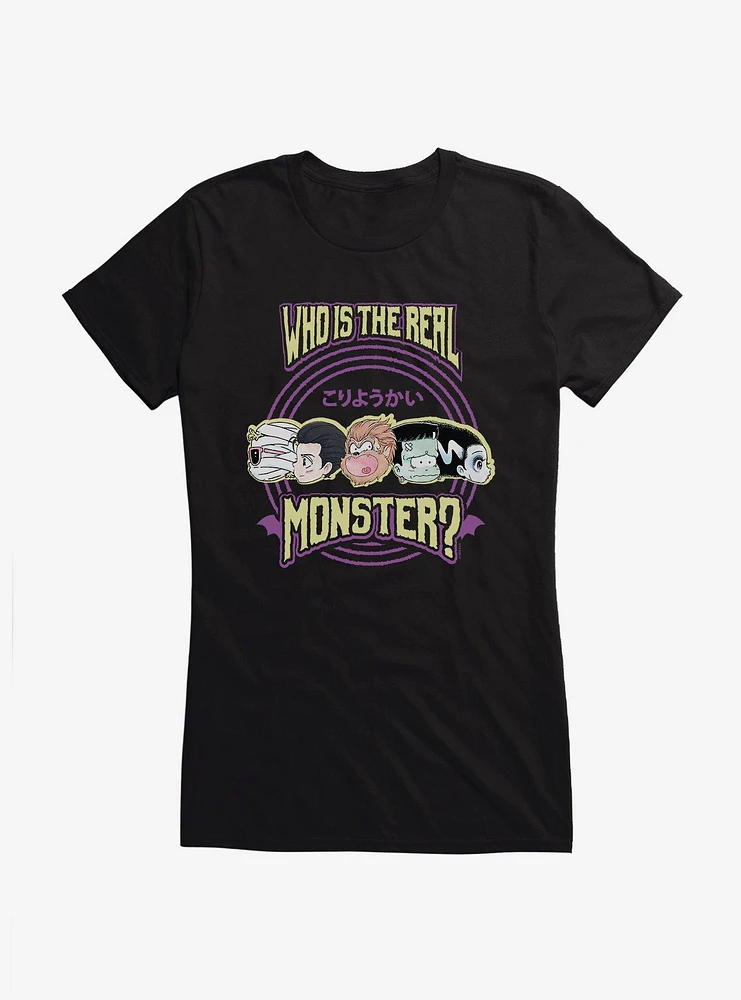 Universal Anime Monsters The Real Monster Lineup Girls T-Shirt