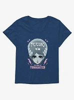 Universal Anime Monsters The Bride Of Frankenstein Portrait Girls T-Shirt Plus