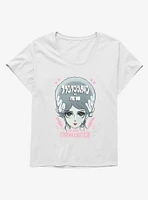 Universal Anime Monsters The Bride Of Frankenstein Portrait Girls T-Shirt Plus