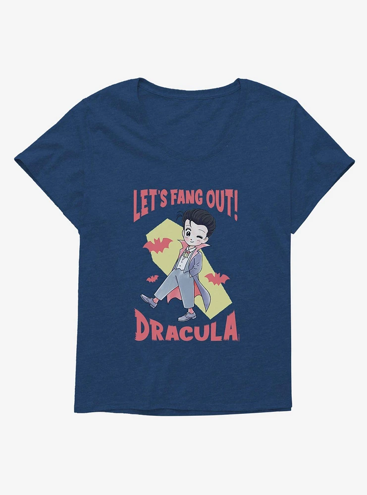Universal Anime Monsters Fang Out Dracula Girls T-Shirt Plus