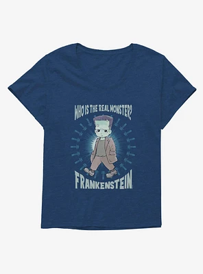 Universal Anime Monsters Real Monster Frankenstein Girls T-Shirt Plus