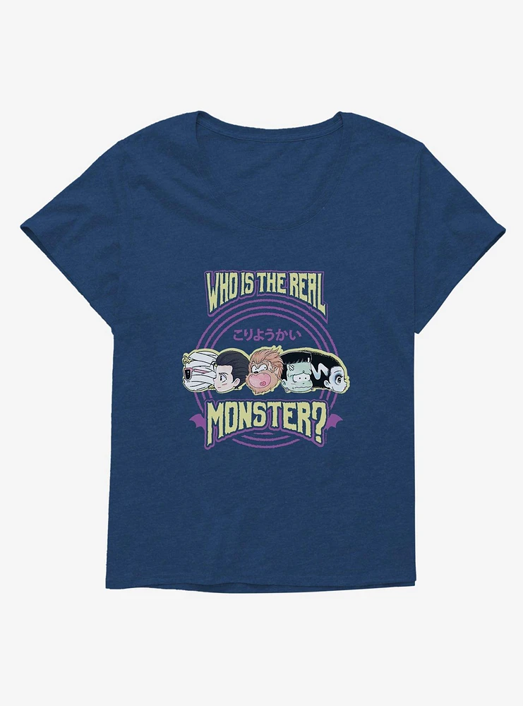Universal Anime Monsters The Real Monster Lineup Girls T-Shirt Plus