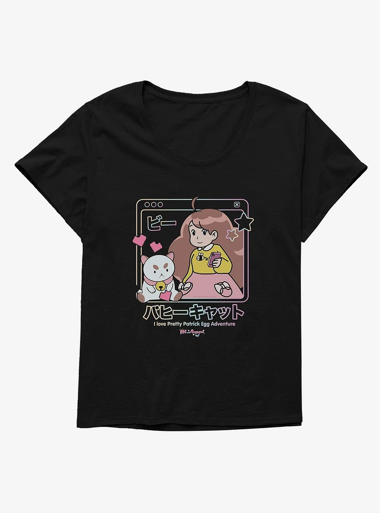 Bee And Puppycat Pretty Patrick Egg Adventure Girls T-Shirt Plus