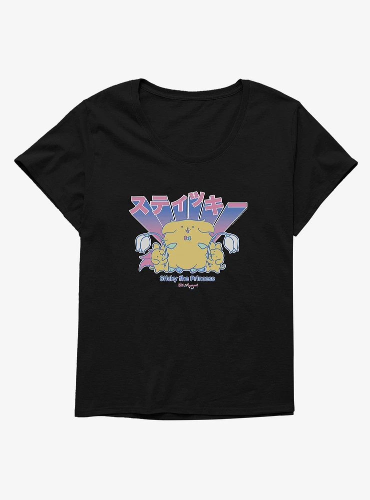 Bee And Puppycat Sticky The Princess Girls T-Shirt Plus