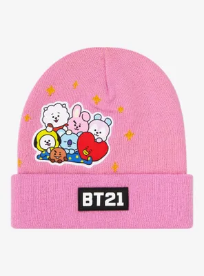 BT21 Character Collage Beanie