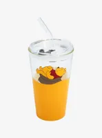 Disney Winnie the Pooh Hunny Pint Glass with Lid