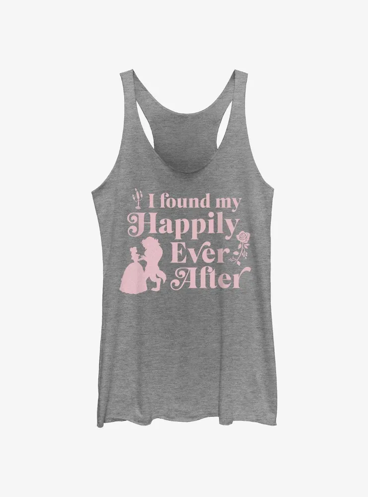 Disney Beauty And The Beast Found My Happily Ever After Womens Tank Top