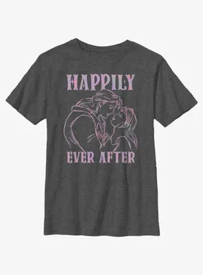 Disney Beauty And The Beast Happily Ever After Youth T-Shirt