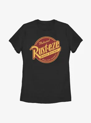 Disney Pixar Cars Rust-eze Label Womens T-Shirt