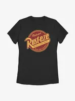 Disney Pixar Cars Rust-eze Label Womens T-Shirt