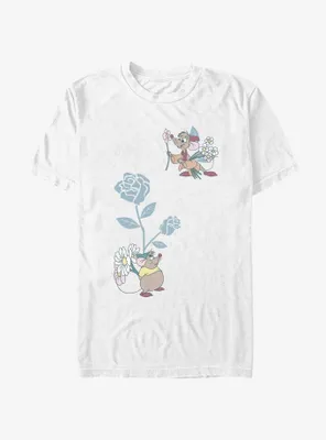 Disney Cinderella Mice Flowers T-Shirt