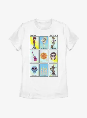 Disney Pixar Coco Loteria Womens T-Shirt