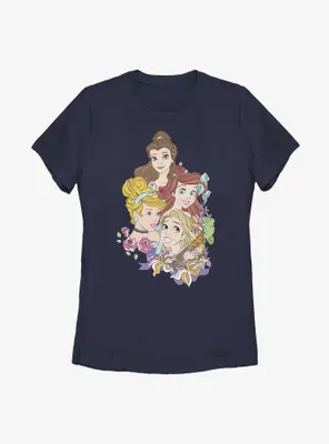 Disney Princess Portraits Womens T-Shirt