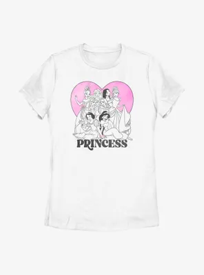 Disney Princess Heart Womens T-Shirt