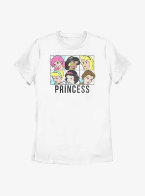 Disney Princess Squares Womens T-Shirt