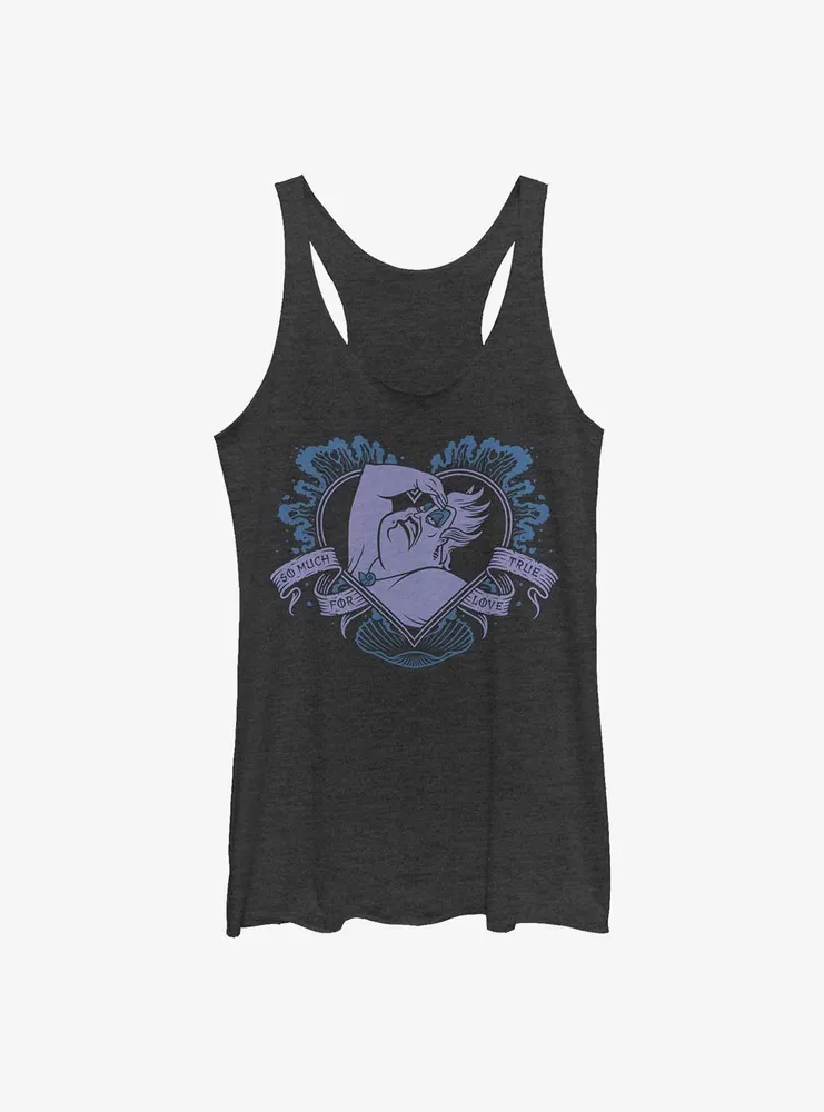 Disney The Little Mermaid Poor Unfortunate Soul Womens Tank Top - BLACK