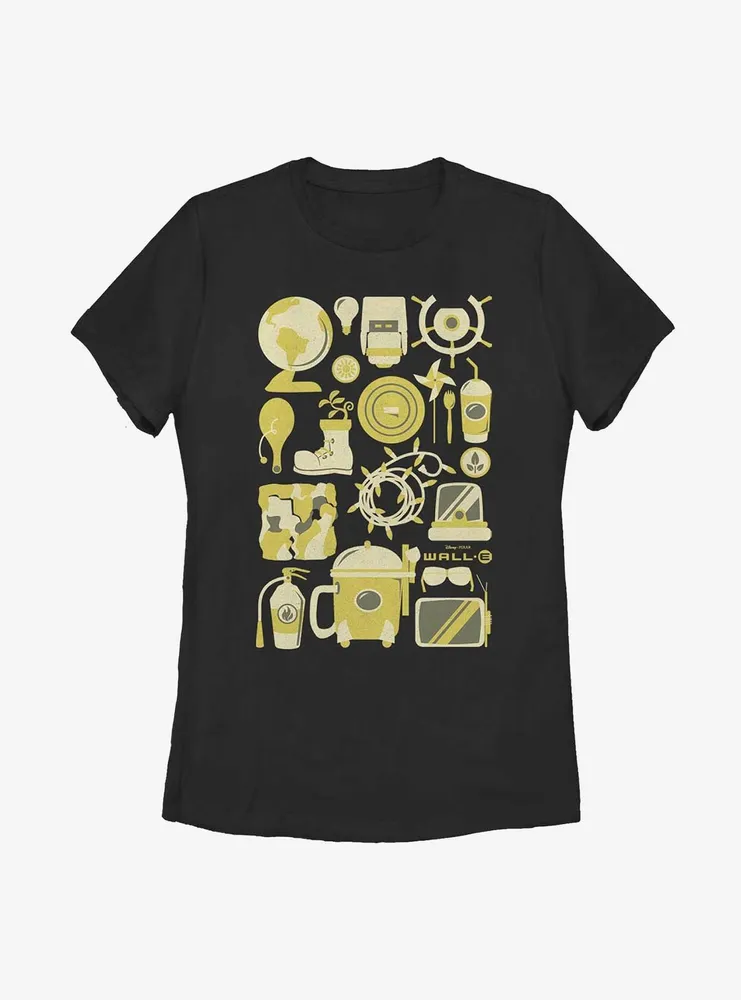 Disney Pixar Wall-E Icons Womens T-Shirt