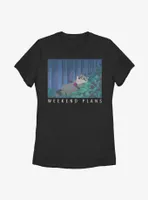 Disney Pocahontas Meeko Weekend Plans Womens T-Shirt